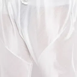VASTRAMAY Plus Size Mandarin Collar Regular Kurta & Churidar With Nehru Jacket image 3