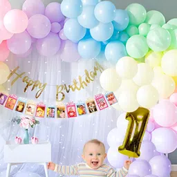 Special You 61-Pcs Blue & Yellow Foil Balloons Birthday Decors-image-45
