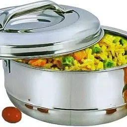 Double Walled Stainless Steel Insulated Casserole Hot Pot Chapati Pot 2500ML Serve Casserole-image-61