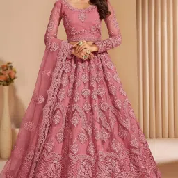 Embroidered Semi Stitched Lehenga Choli-image-30