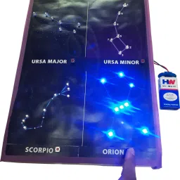 melody's Constellation of Stars Working Model for Geography Showing with Lights. image 4