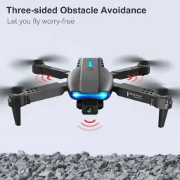 E-88 K3& camera Fodable Remote Control black with 3 Smart Batteries Drone-image-76