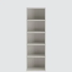furneaser Eva Shelf Bookcase, Multipurpose Book Cabinet, Display Rack, Engineered Wood Semi-Open Book Shelf image 3