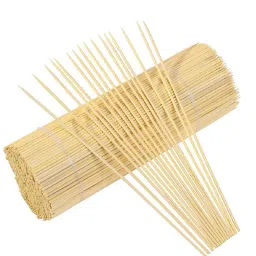 Hardest Balcoa Bamboo Sticks 12 inch Disposable Wooden Roast Fork, Salad Fork, Fruit Fork, Dessert Fork Set-29