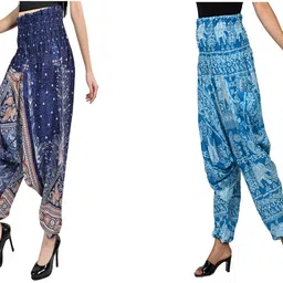 narnari Printed Rayon Women Harem Pants-picture-33