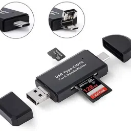 TECHGEAR 3-in-1 USB Type-C/OTG Card Reader Card Reader-21
