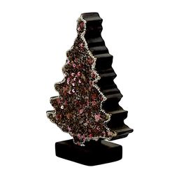 Hind Decor Red Wooden Embellished Christmas Tree-image-47