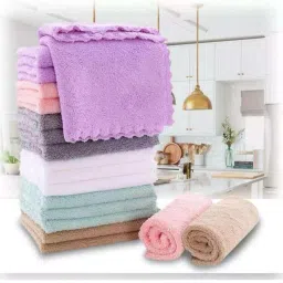 SGN TRADERS Plain 12pc Handkercheif for women ["Multicolor"] Handkerchief-image-25