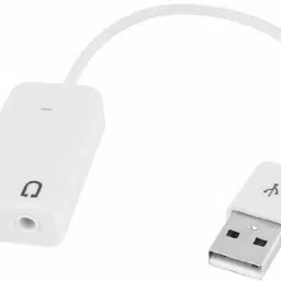 ASTOUND White USB External Sound Card | 7.1 Channel Stereo Audio Adapter-L9 Phone Converter-image-93