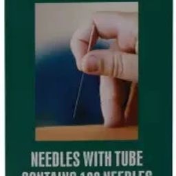 Bella Faccia Sterile Acupuncture Needles For Single Use Transparent Needles with Tube contains 100 Needles Massager-1