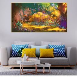 DEKORSTATION Gold Canvas Wall Art-image-54