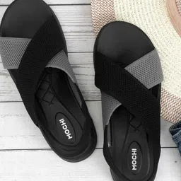 Mochi Women Slip-On Open Toe Flats-image-51