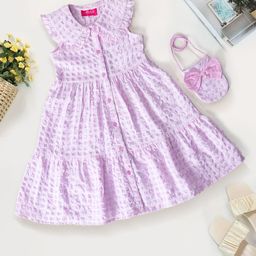 pspeaches Floral Checked Fit & Flare Dress-image-78