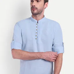 Springberry Men Indie Florals Kurta-picture-22