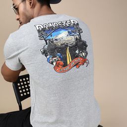 Roadster Graphic Printed Cotton T-shirt-image-27