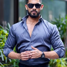 Foomer Men Standard Opaque Casual Shirt-image-77