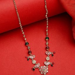 Anouk Gold-Plated Artificial Stones and Beads Beaded Chain-image-19