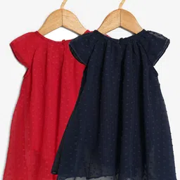Creative Girls Gathered or Pleated Cap Sleeves A-Line Dress-12