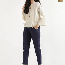 DIGITAL SHOPEE Women Pack Of 2 High-Rise Slim Fit Trousers-image-66