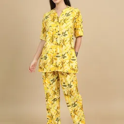Marcia Women Floral Printed Regular Kurti with Trousers-image-20