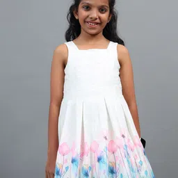 UNDER FOURTEEN ONLY Floral Print Fit & Flare Dress-39