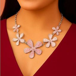 ISHTAARA Floral Statement Necklace-image-49