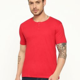 appulse Henley Neck Short Sleeves Cotton Relaxed Fit T-shirt-image-45