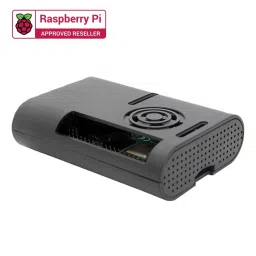 Raspberry Pi 4 ABS Black Case with Fan image 2