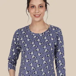 Esplendido Printed Pure Cotton Lounge T-Shirts-picture-27