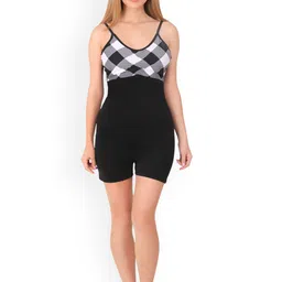 CREVOX Printed Shoulder Straps Neck Legsuit-picture-46