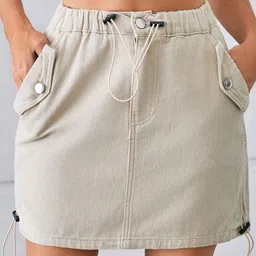StyleCast Denim Mini Skirt-image-70