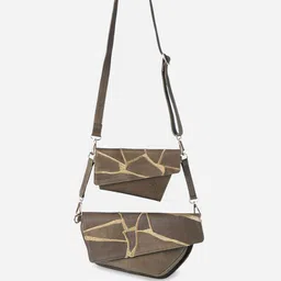 Econock Leather Structured Sling Bag-36