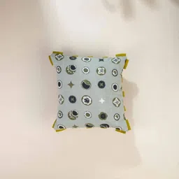 FREEDOM TREE Green Geometric Square Cushion Covers-69