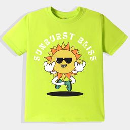 KAVEE Boys Graphic Printed Pure Cotton Bio Finish T-shirt-image-54
