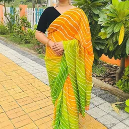 Moda Rapido Leheriya Poly Georgette Saree-picture-38