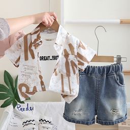 INCLUD Boys Printed Shirt And T-Shirt With Shorts-25