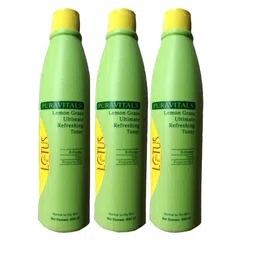 Lotus Professional Set Of 3 Puravitals Lemongrass Ultimate Refreshing Toners- 250ml Each-37