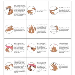 Pep Nails Set Of 24 Artificial Press On Nails image 5