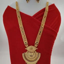 niva fashion Gold-Plated Brass Jewellery Set-34