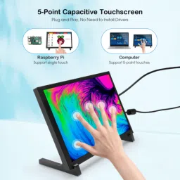 Elecrow 10.1 inch Display IPS 1280x800 Acrylic Case Touch Screen Compatible with Raspberry Pi Jetson Nano PC image 3