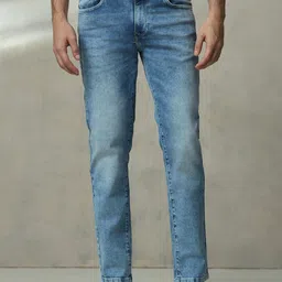 Mufti Men Skinny Fit Mid-Rise Light Fade Stretchable Jeans-image-42