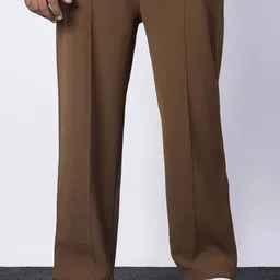 HOP HEAD Cotton Mid-Rise Trousers-image-93
