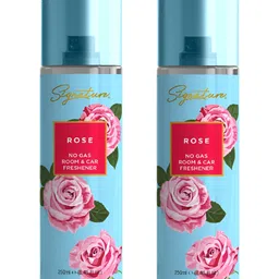 Signature Set Of 2 White & Transparent Rose Freshener 500ml-image-89