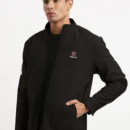 SHOWOFF Mock Collar Bomber Jacket-39