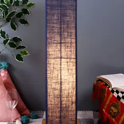 Devansh Blue & Beige Rectangle FloorLamps-20