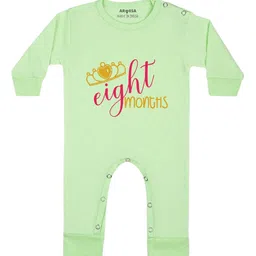 ArvesaInfant Printed Round Neck Rompers-image-2