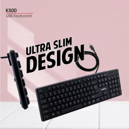 zebion K500 keyboard + Elfin Mouse + Pronot 101 USB hub (Pack of 3) Wired USB Standard Multi-device Keyboard Compatible with Desktop, Laptop, Mac Easy to Use,Plug and Play,Quick, Comfy Durable body image 5
