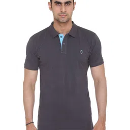 Colors and Blends Polo Collar Cotton T-shirt-image-74
