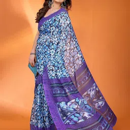 ROOP SUNDARI SAREES Floral Printed Supernet Kota Saree-picture-4