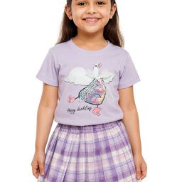 POP STREET KIDS Girls Printed Top with Skirt-image-71